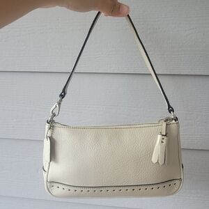 Coach Y2K White Demi Pouch Shoulder Bag  (no. 9860)